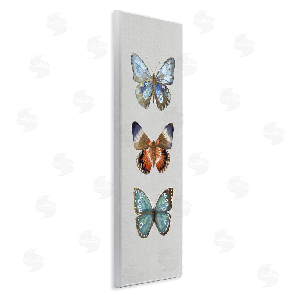 Maya Woods Trio of Wild Butterflies Wooden Wall Plaque Art Print