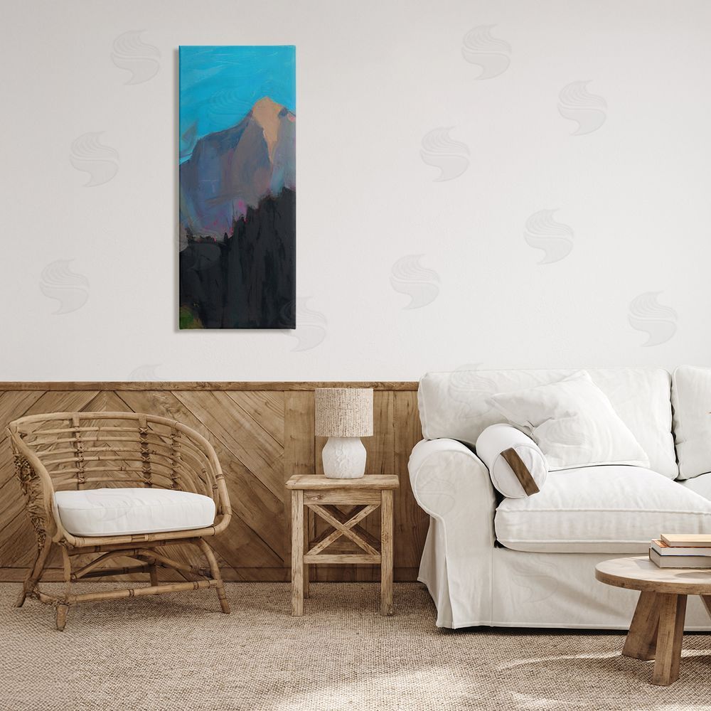 Julie Denise Serene Summit Expression Stretched Canvas Wall Art in Room