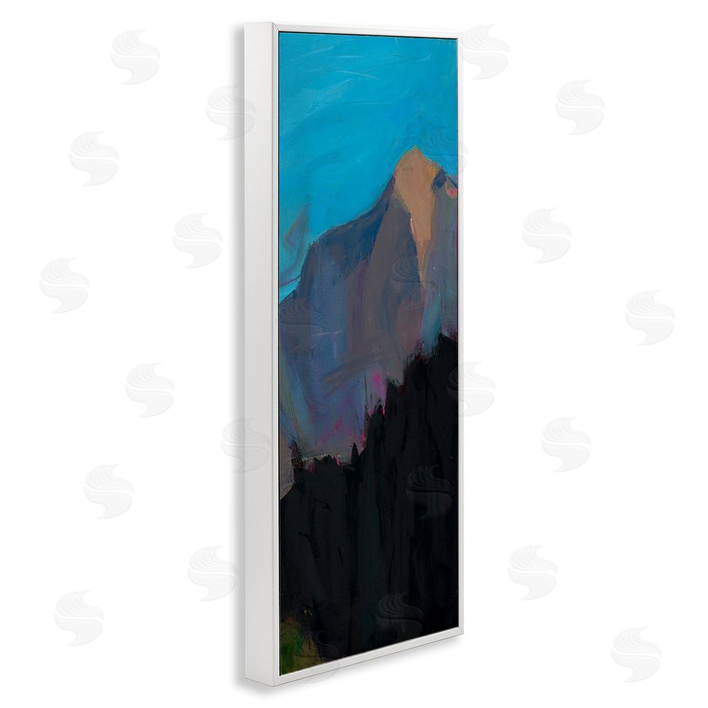 Julie Denise Serene Summit Expression White Framed Giclee Wall Art Print