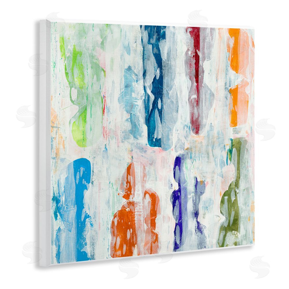 Jeff Iorillo Layered Color Fields Abstraction Wooden Wall Plaque Art Print