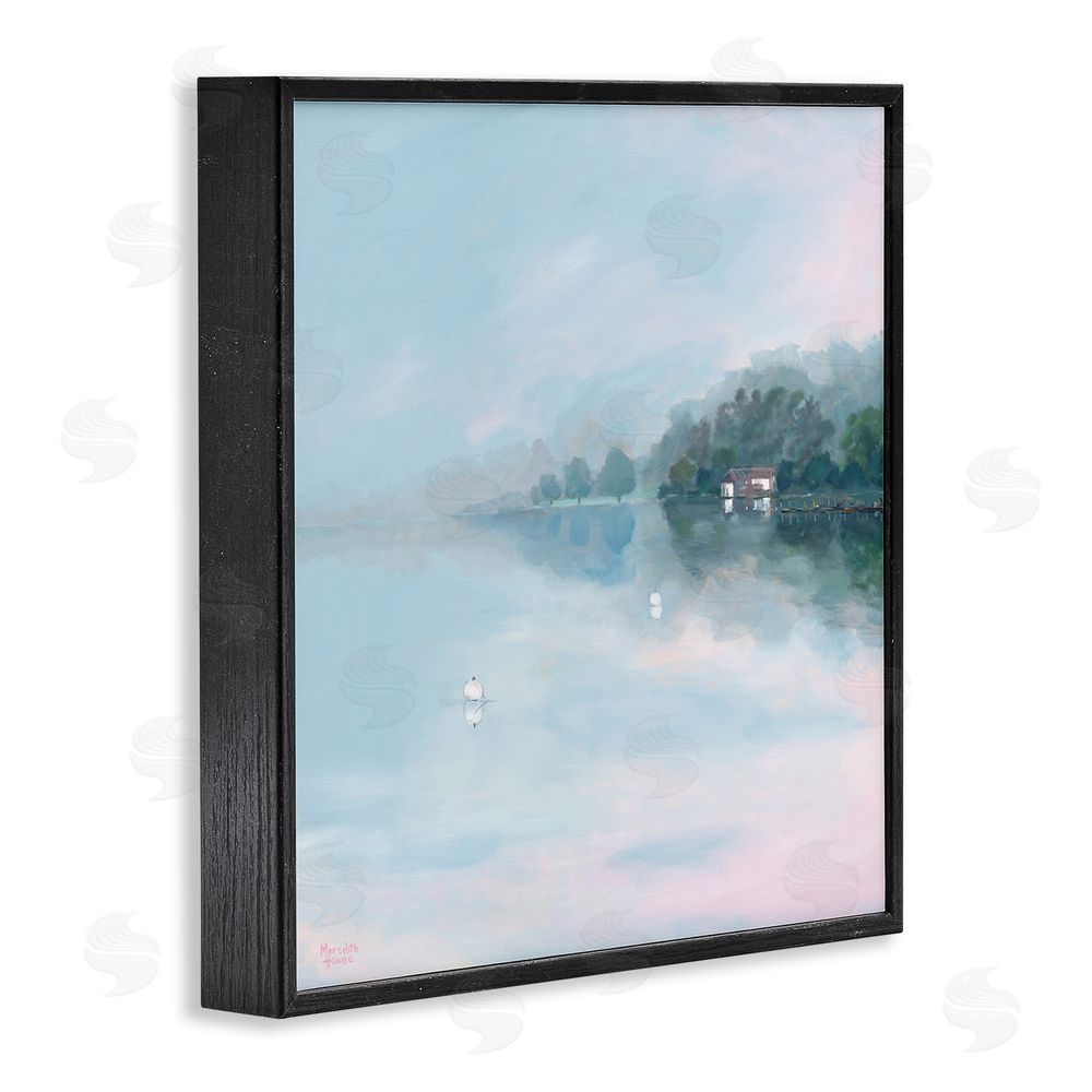 Meredith Howse Morning at Lake Windermere Black Framed Giclee Wall Art Print