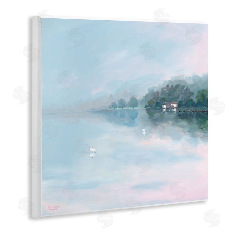 Meredith Howse Morning at Lake Windermere Wooden Wall Plaque Art Print