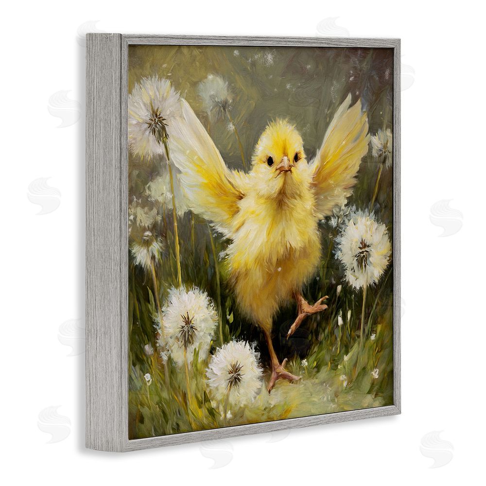 Tina LeCour Free As A Peep Gray Framed Giclee Wall Art Print