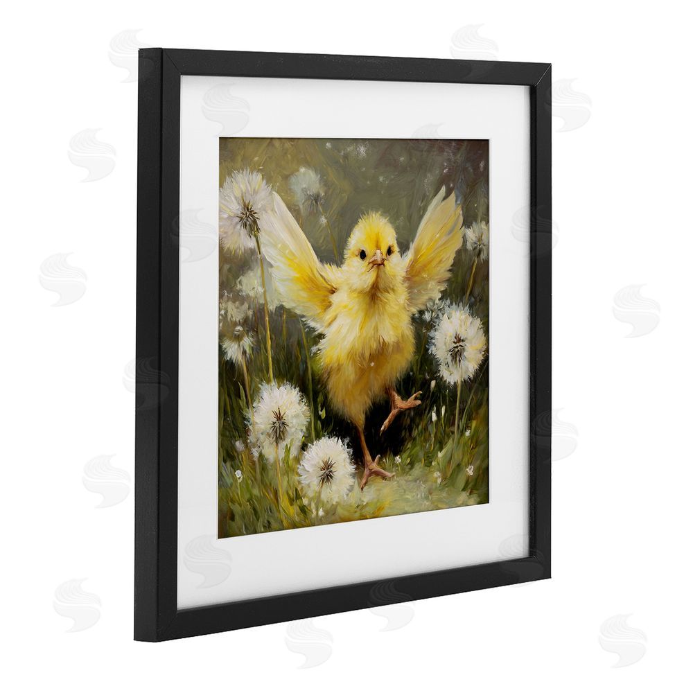 Tina LeCour Free As A Peep Black Framed Print Under Glass Wall Art