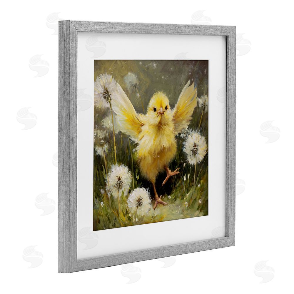 Tina LeCour Free As A Peep Gray Framed Print Under Glass Wall Art