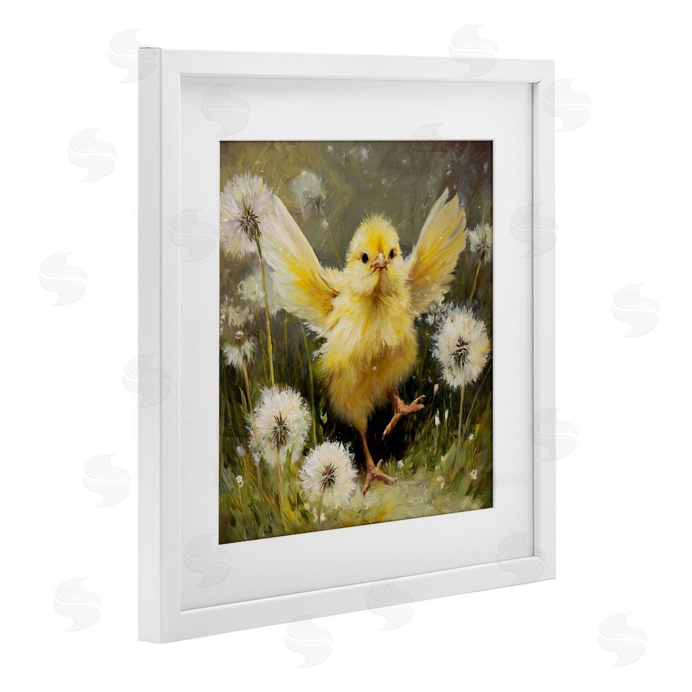 Tina LeCour Free As A Peep White Framed Print Under Glass Wall Art
