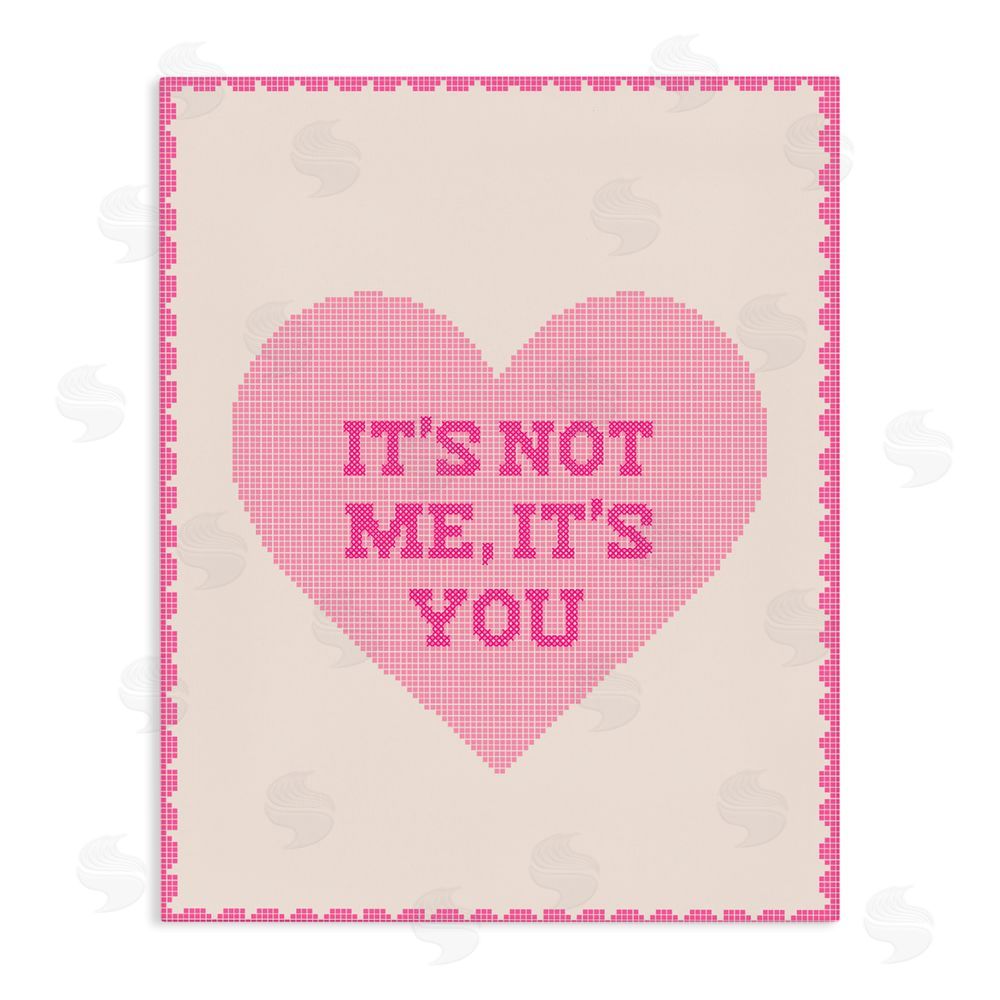 Daphne Polselli Not Me It's You on Heart Stretched Canvas Wall Art