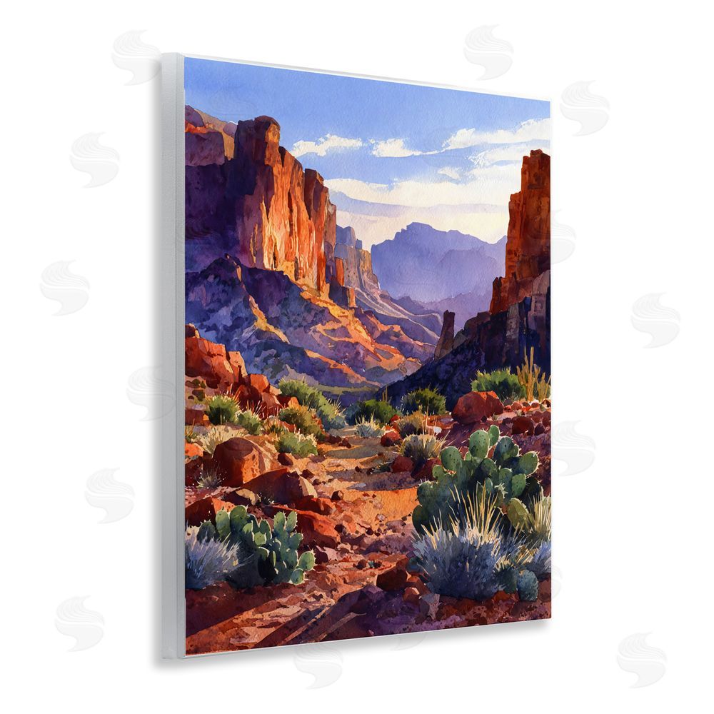 Franklyn Gregory Western Colors Earthy Desert Wall Plaque Printed Art