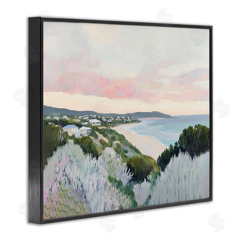 The Prints Vibe Cape Cod Evening Light Black Framed Giclee Wall Art Print
