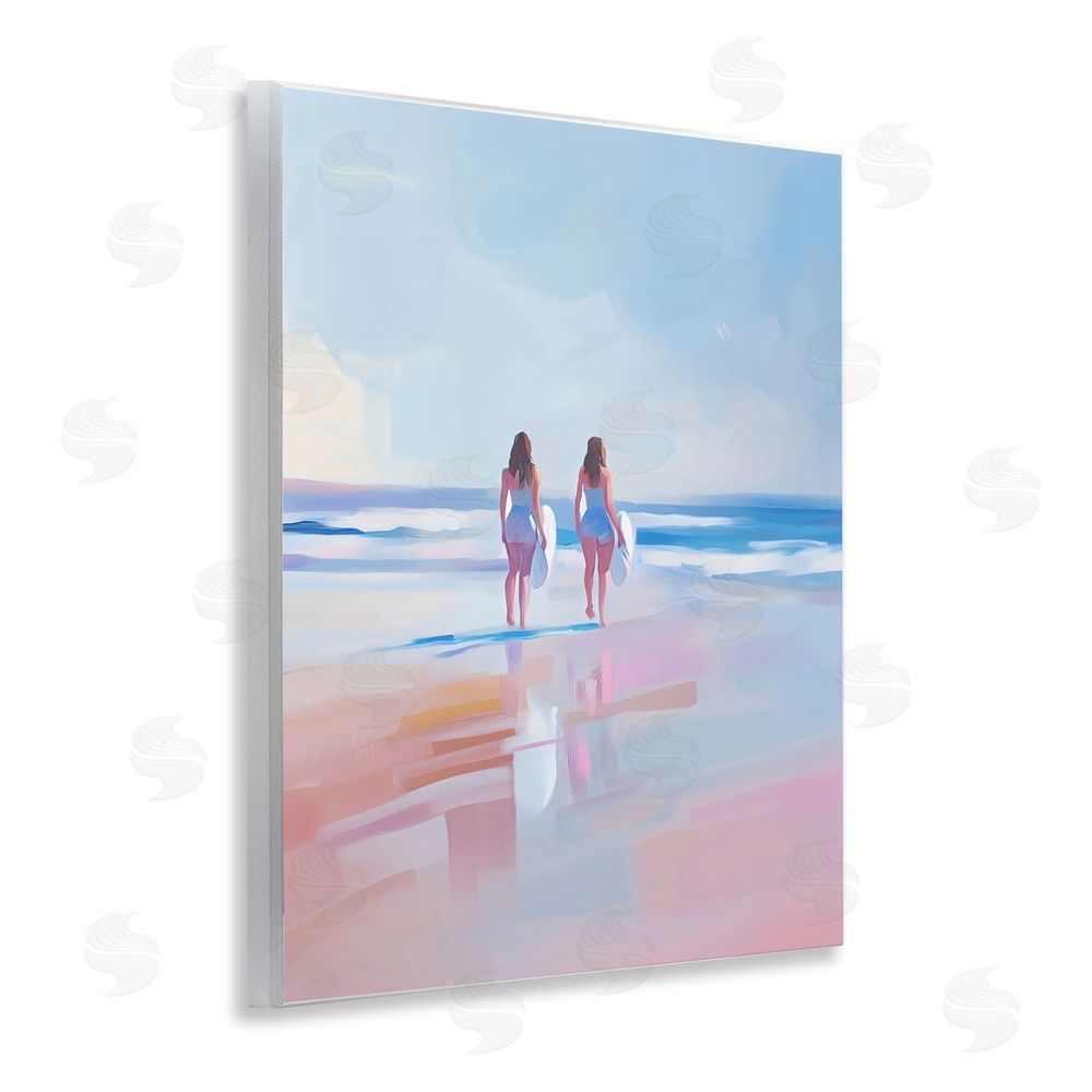 The Prints Vibe Heading To Surf at Dawn Wall Plaque Home Decor Art Print
