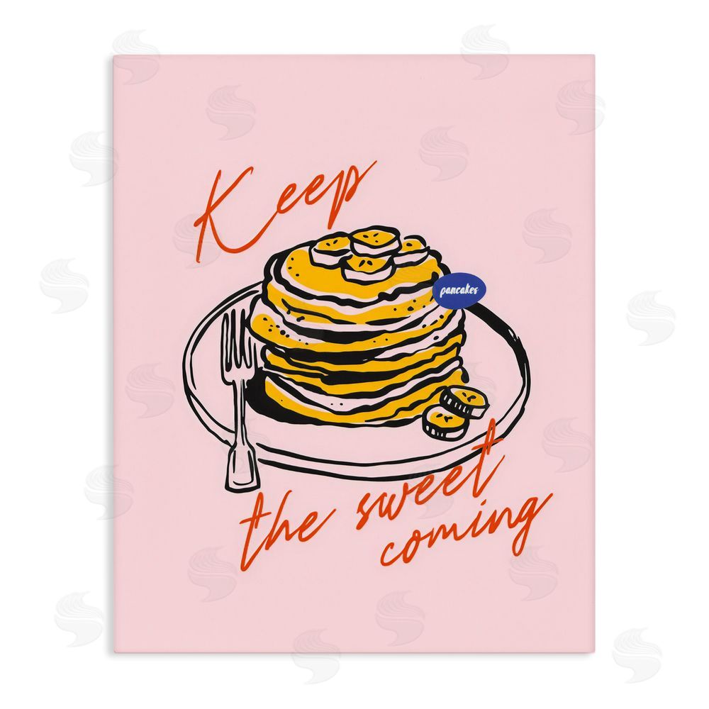 The Prints Vibe Keep The Sweet Coming Stretched Canvas Wall Art