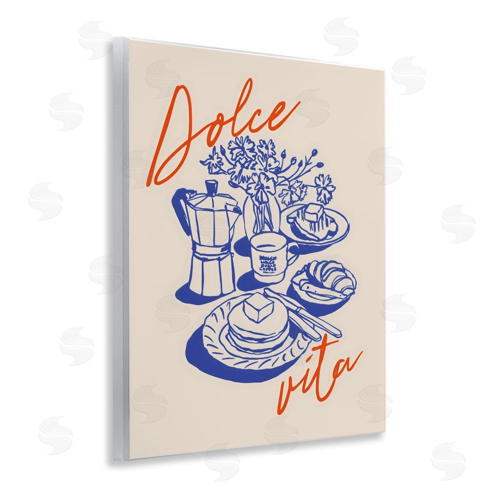 The Prints Vibe Retro Breakfast Morning Spread Wall Plaque Home Decor Art Print