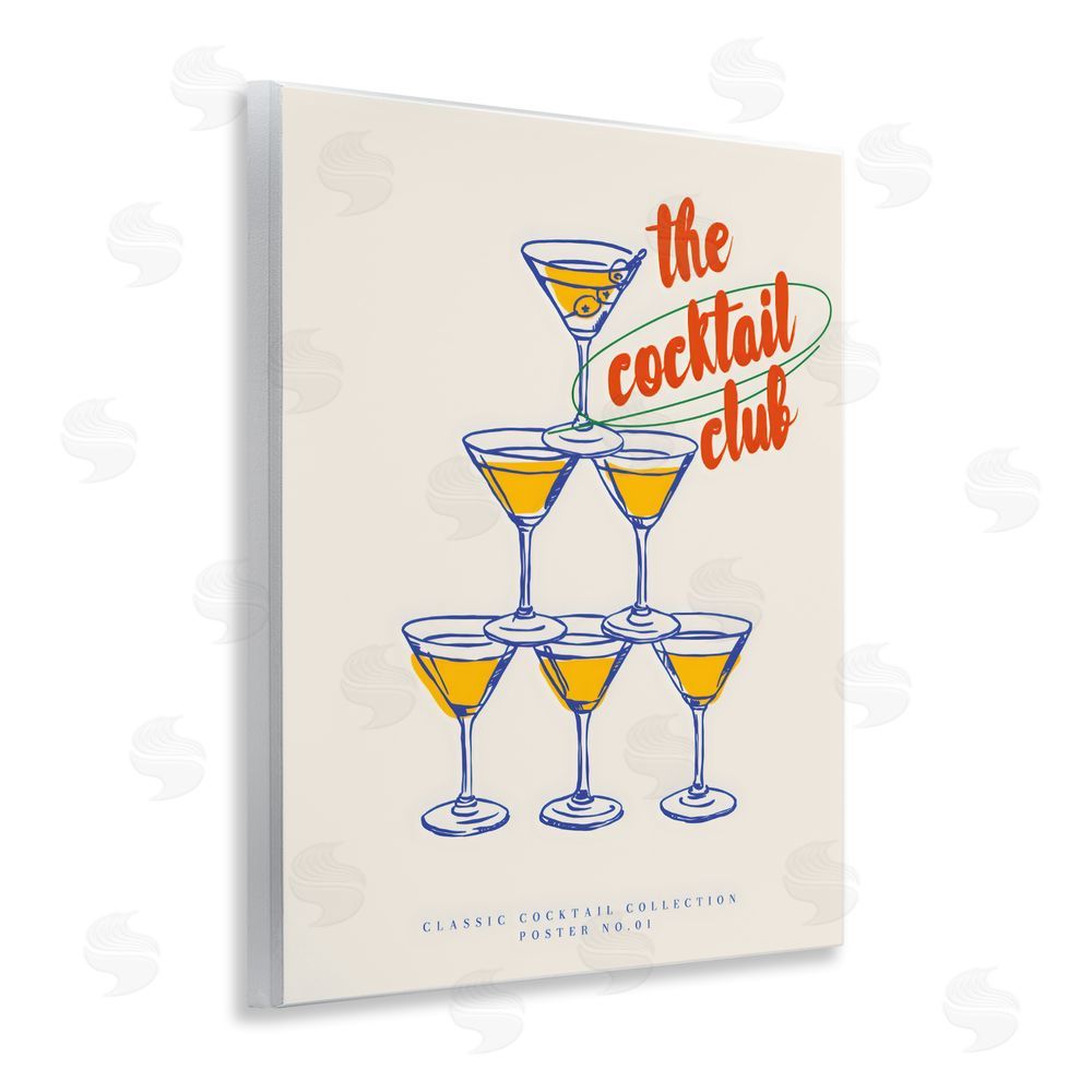 The Prints Vibe Tower Toast Cocktail Club Wall Plaque Printed Art