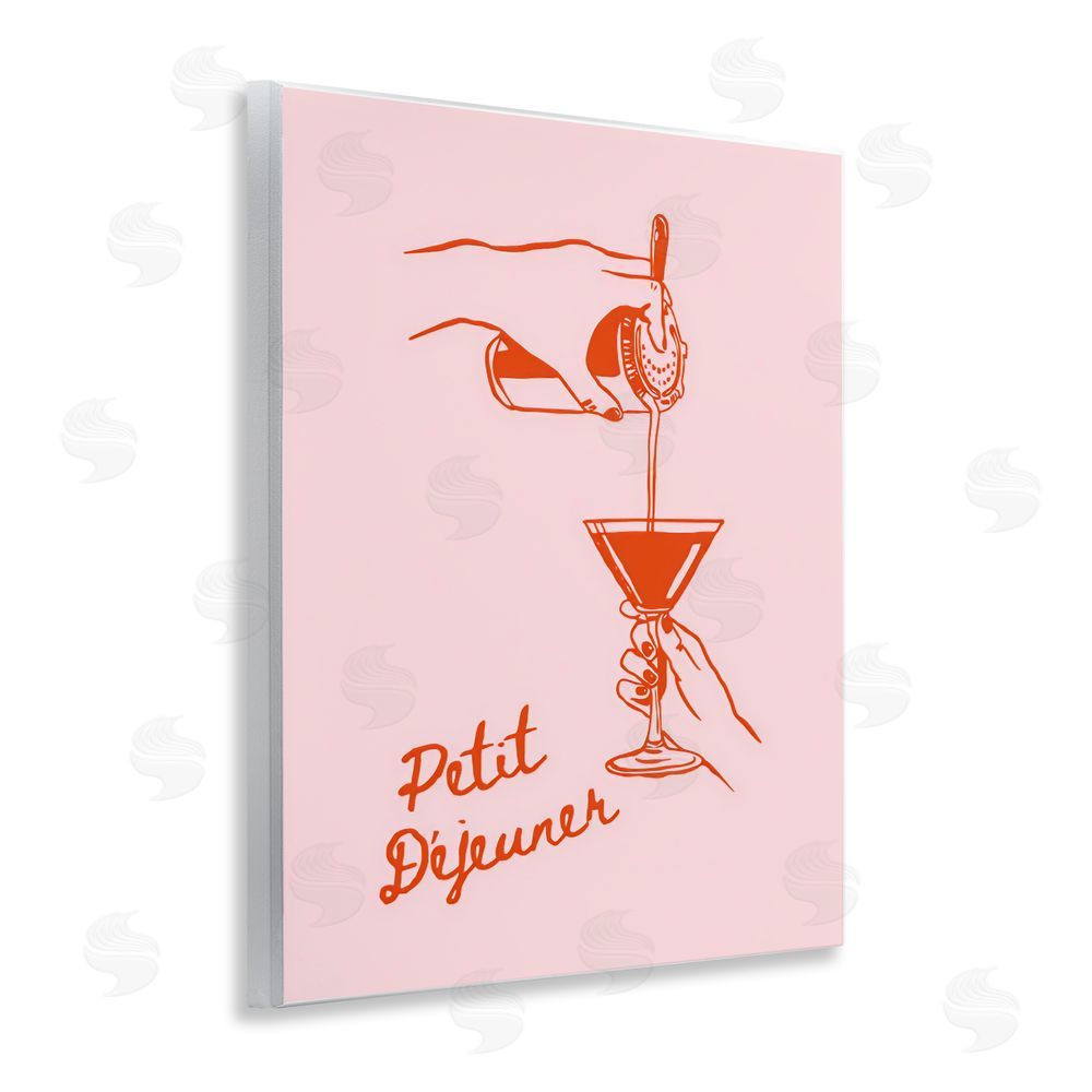 The Prints Vibe Pouring Brunch Cocktail Wall Plaque Home Decor Art Print
