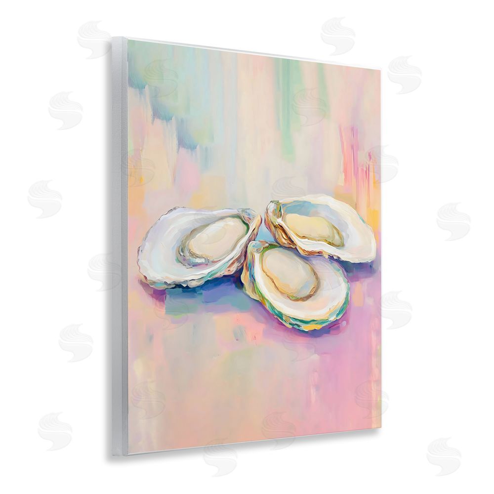 The Prints Vibe Pastel Oysters Harmony Wall Plaque Home Decor Art Print
