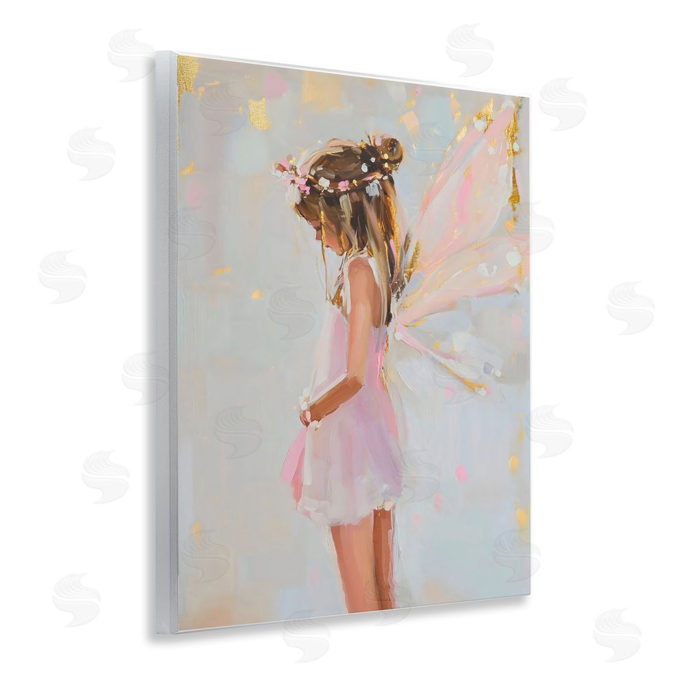 The Prints Vibe Youthful Fairy Girl Wall Plaque Printed Art
