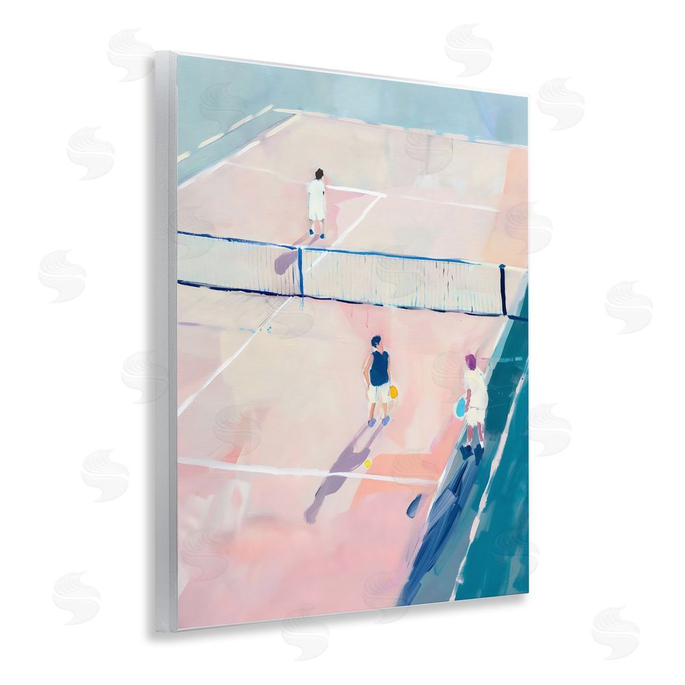 The Prints Vibe Summer Game of Tennis Wall Plaque Printed Art