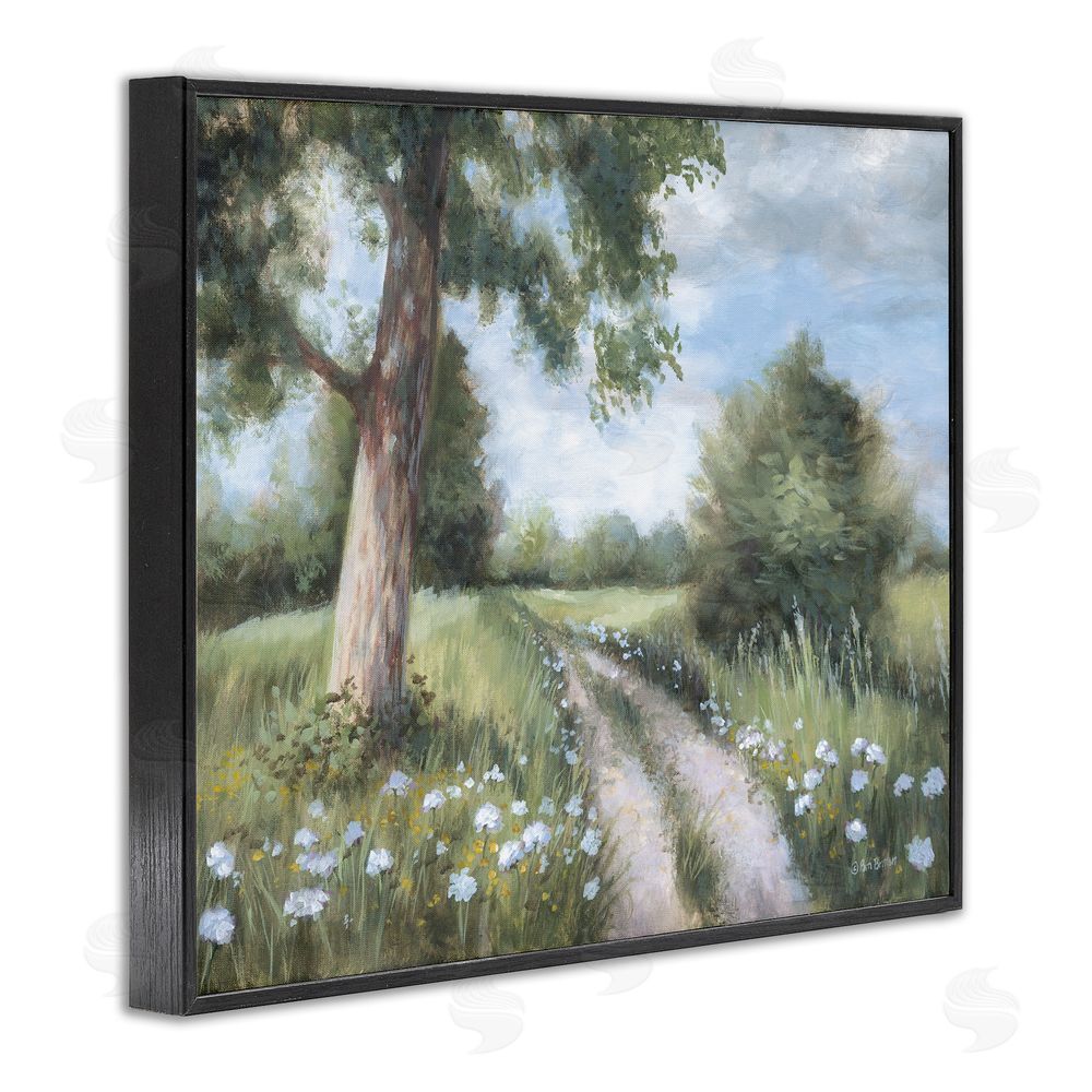 Pam Britton A Lovely Walk On Path Black Framed Giclee Wall Art Print