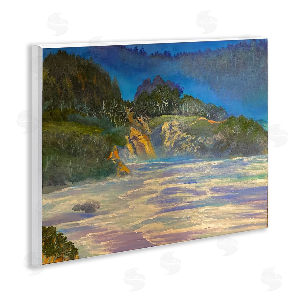 Lee Ann Zirbes Natural Wilderness Coastline Wall Plaque Home Decor Art Print