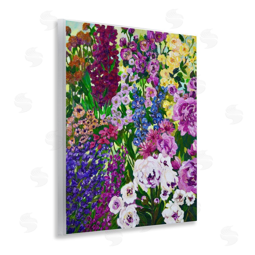 Lee Ann Zirbes Lush Greenhouse Garden Flowers Wall Plaque Home Decor Art Print