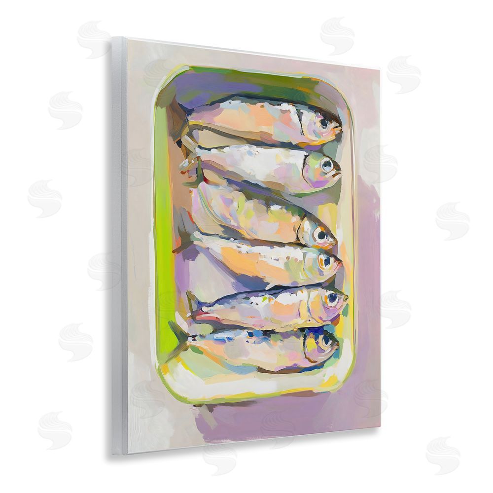 The Prints Vibe Vibrant Hued Sardines Wall Plaque Printed Art