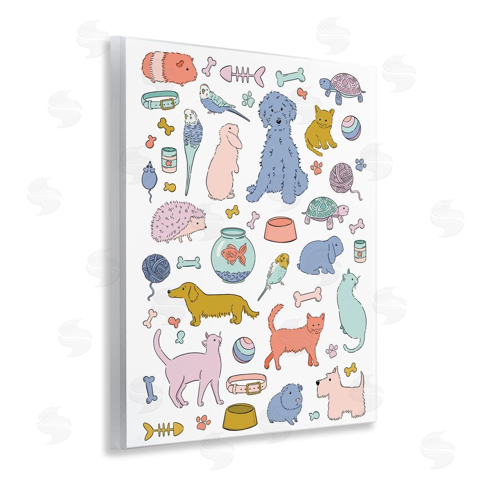 Bethany Sandoval Pet Shop Menagerie Wooden Wall Plaque Art Print
