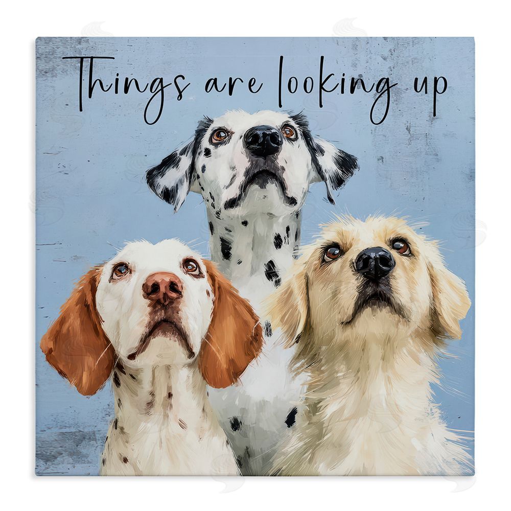 Kim Curinga Things Are Looking Up Stretched Canvas Wall Art Print