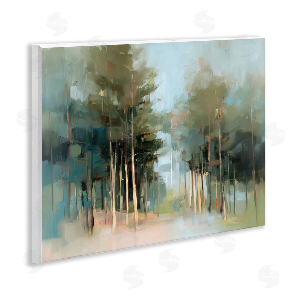 Kim Curinga The Grove Impressionist Forest Wall Plaque Printed Art