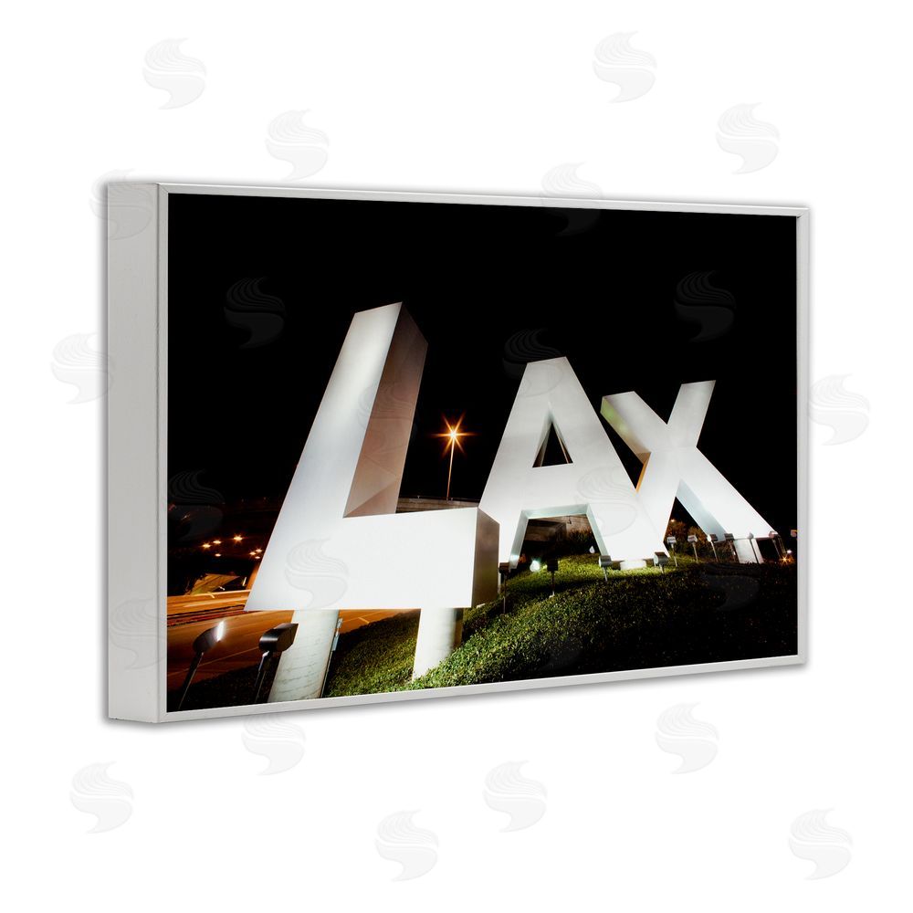Scott Stulberg LA Airport Structure White Framed Giclee Wall Art