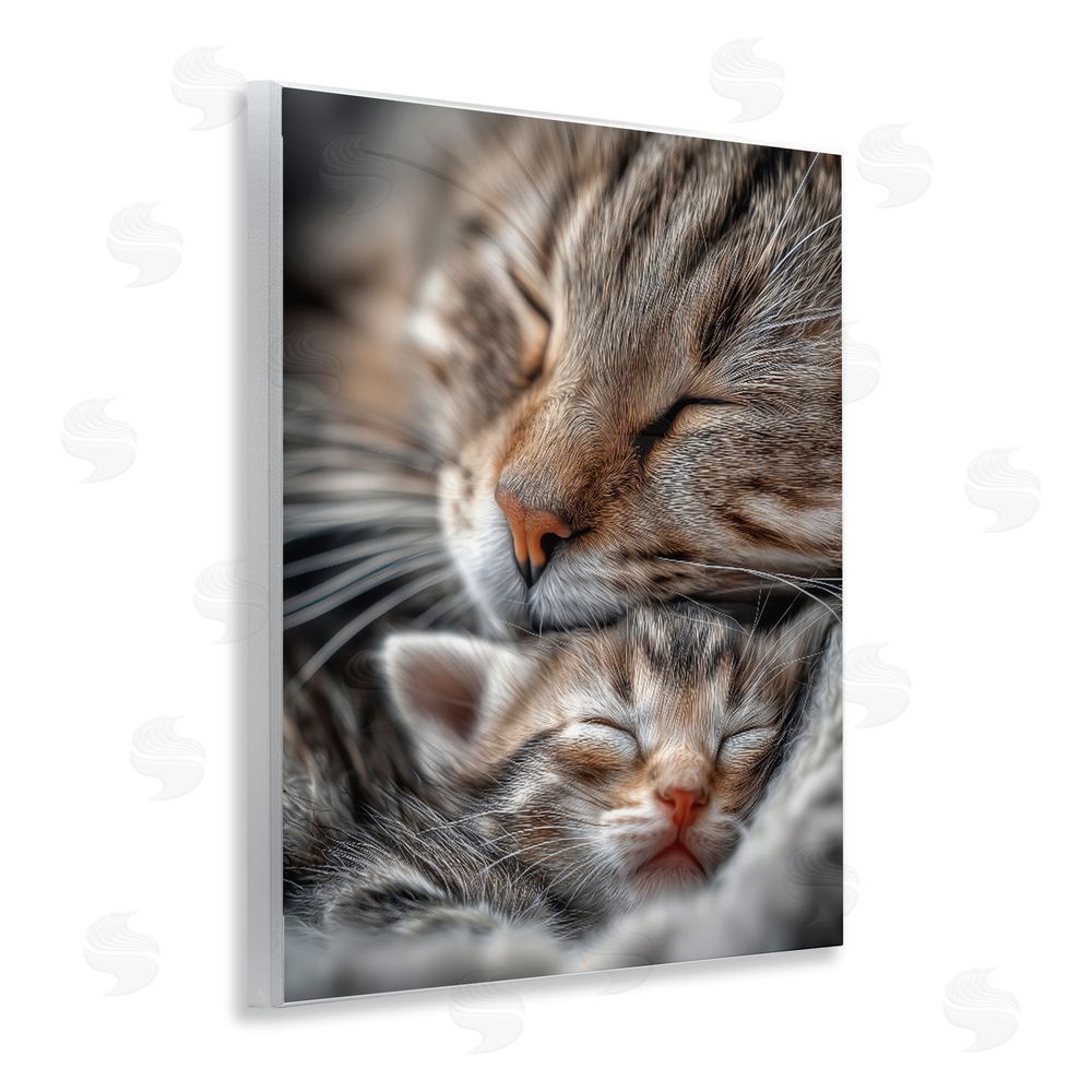 Scott Stulberg Kitty Love Cuddles Wall Plaque Home Decor Art Print