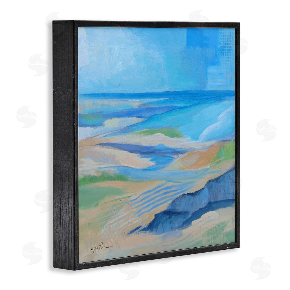 Lynn Ericson Fine Art After The Storm Beachscape Black Framed Giclee Wall Art Print