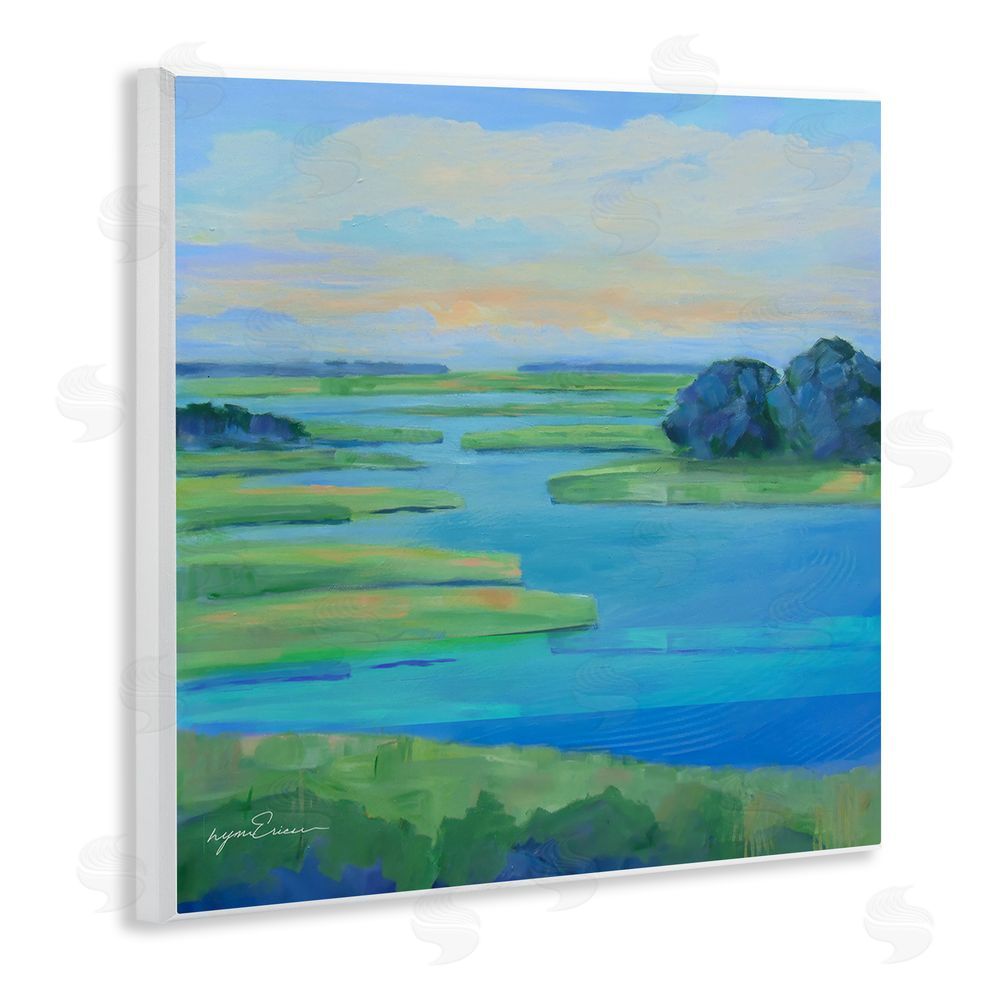 Lynn Ericson Fine Art Scenic Scarborough Marshes Wall Plaque Printed Art