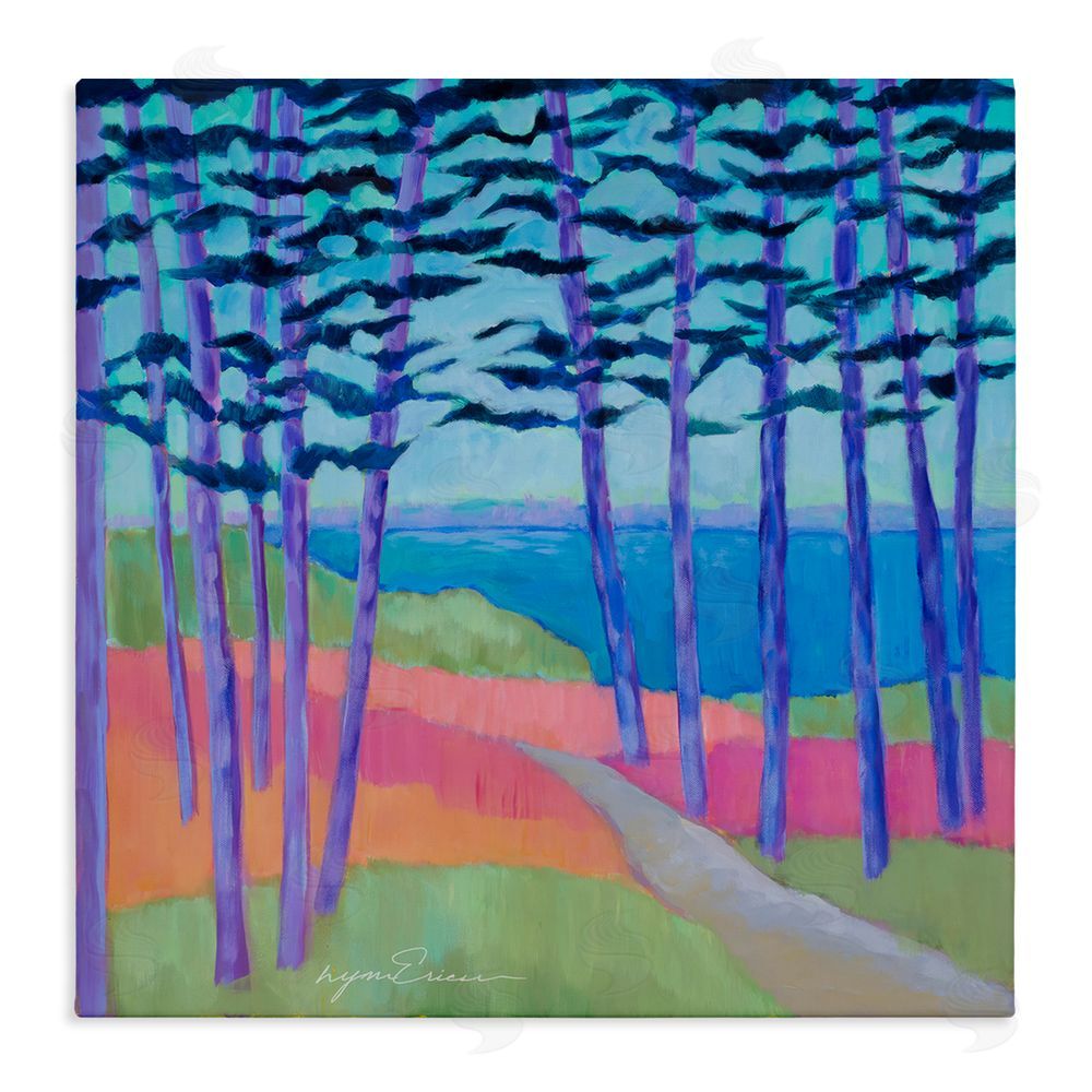 Lynn Ericson Fine Art Razzle Dazzle Forest Scene Stretched Canvas Wall Art