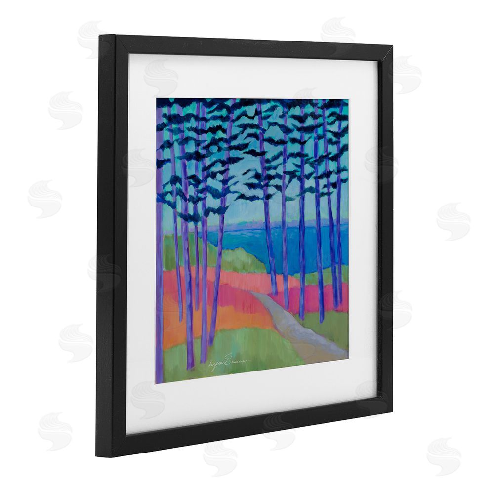 Lynn Ericson Fine Art Razzle Dazzle Forest Scene Black Framed Print Under Glass Wall Art