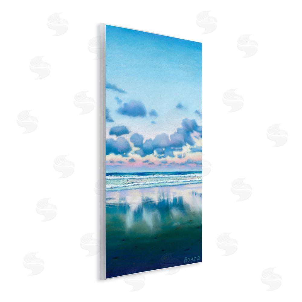 Susy Boyer Pretty Azure Cloud Reflection Wall Plaque Home Decor Art Print