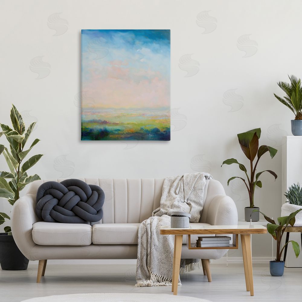 William McCarthy Mystic Marsh Serenity Stretched Canvas Wall Art in Room