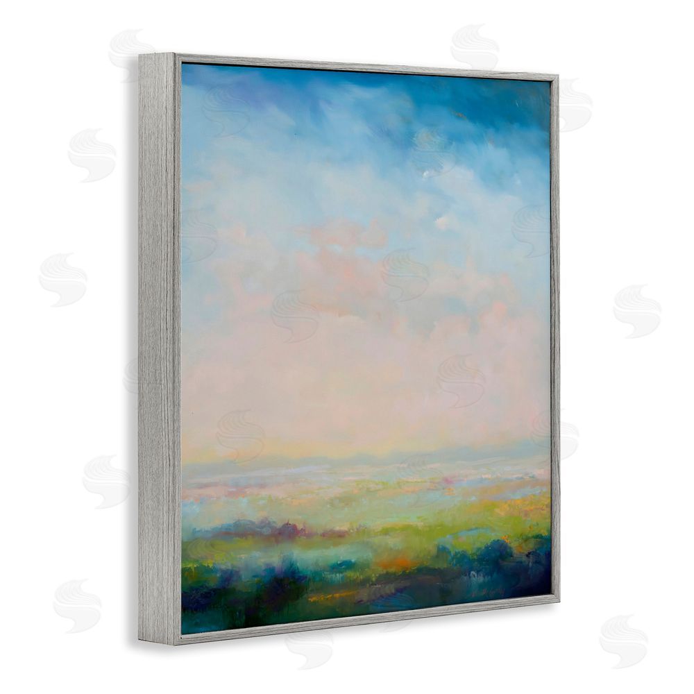 William McCarthy Mystic Marsh Serenity Gray Framed Giclee Wall Art