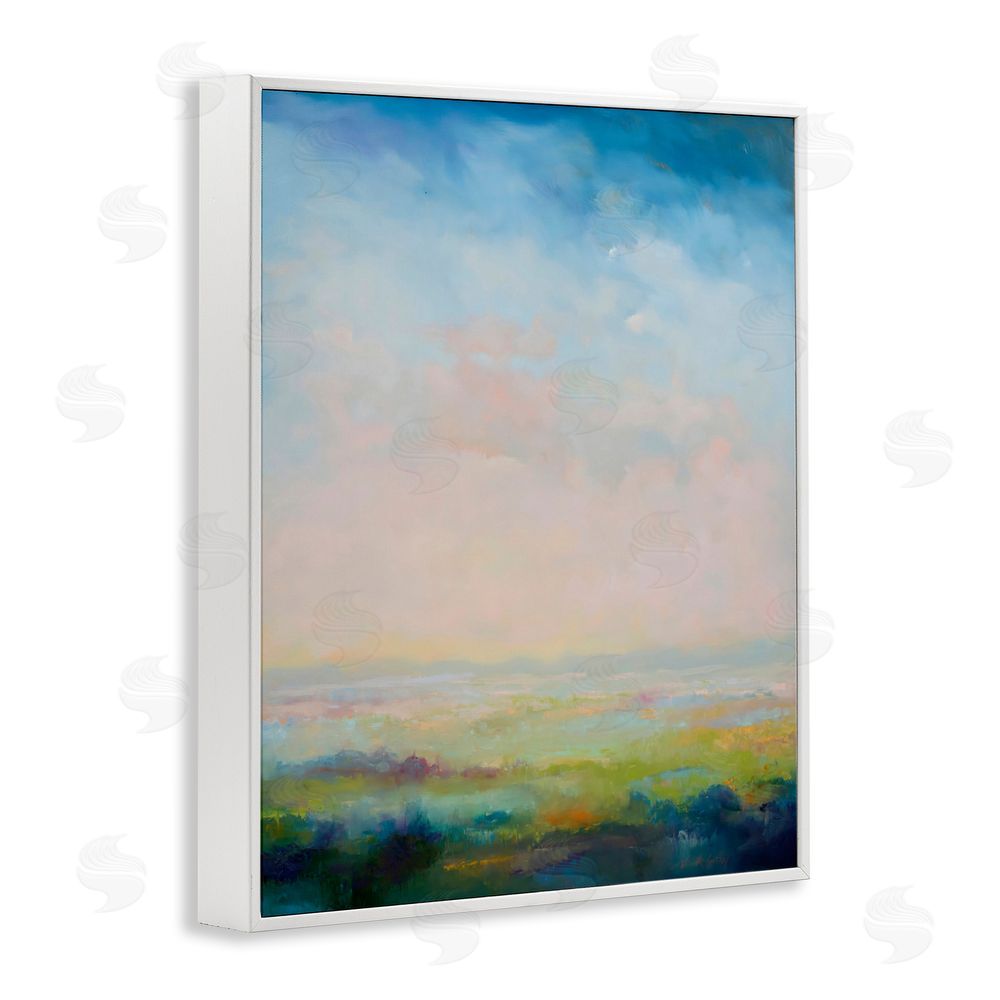 William McCarthy Mystic Marsh Serenity White Framed Giclee Wall Art