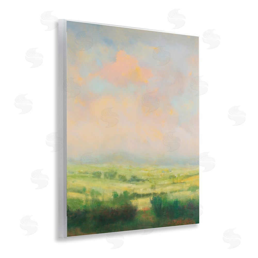 William McCarthy Springtime Farnese Landscape Wall Plaque Printed Art