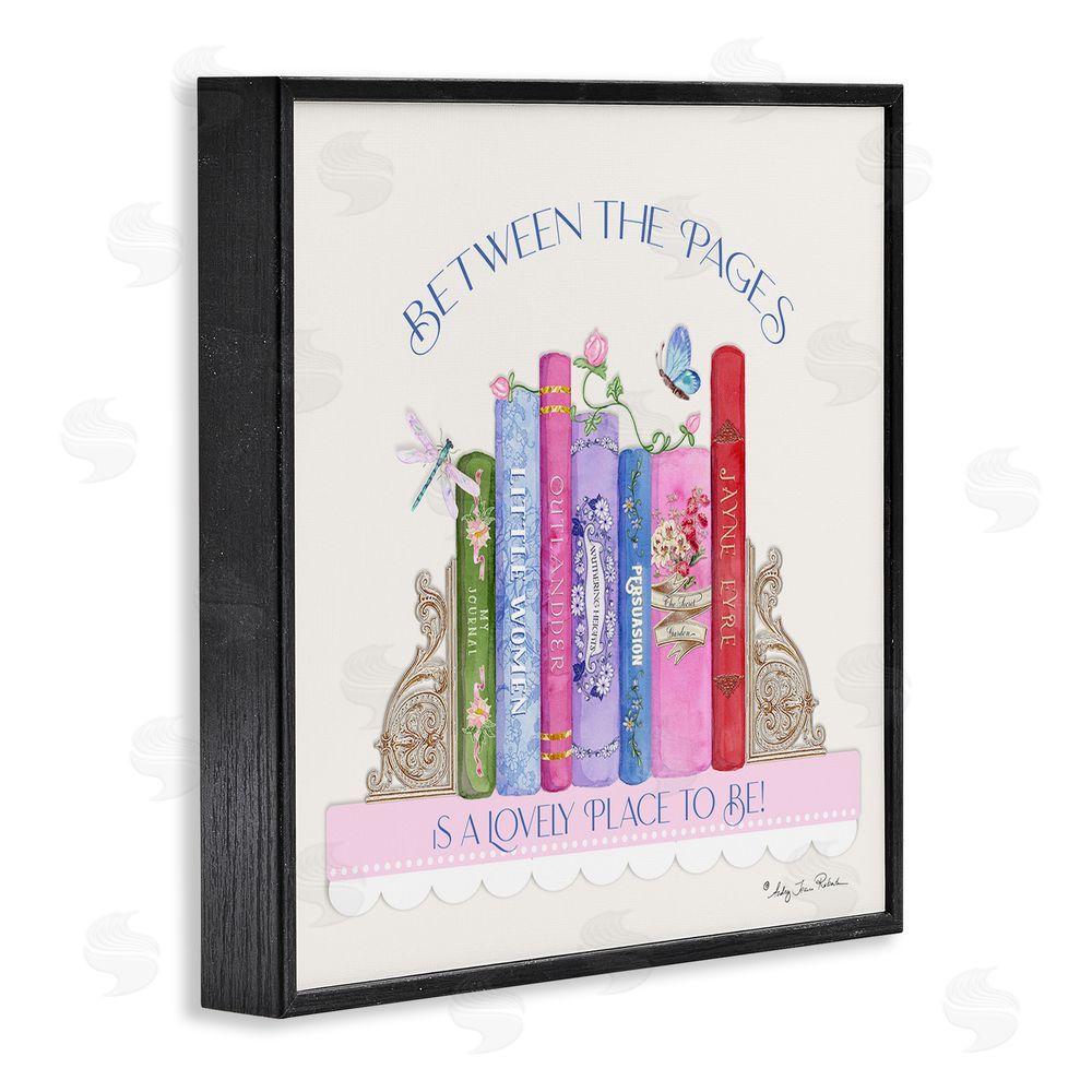 Audrey Jeanne Roberts Between The Pages Lovely Place To Be Black Framed Giclee Wall Art Print