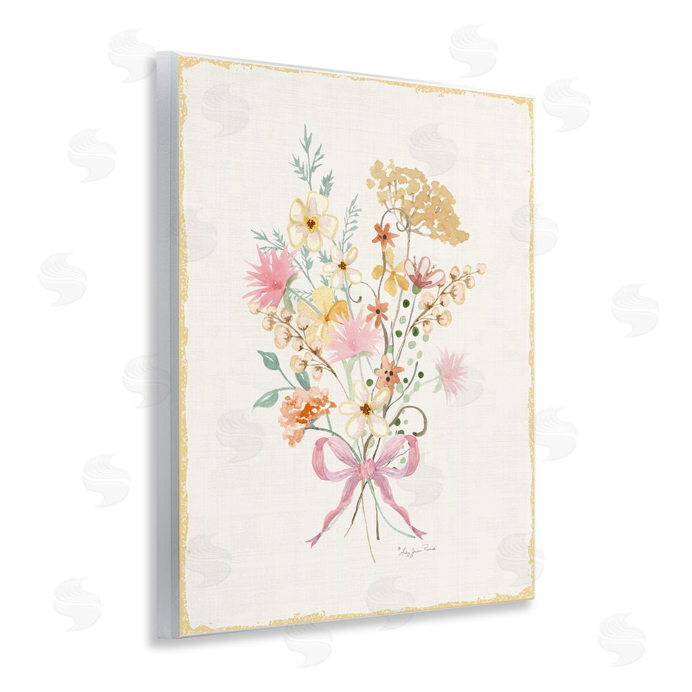 Audrey Jeanne Roberts Cluster of Wild Blossoms Wooden Wall Plaque Art Print