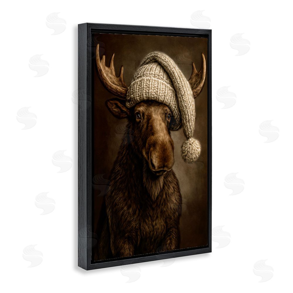 Kelley Parker Northwood Gentle Giant Black Floating Framed Canvas Wall Art