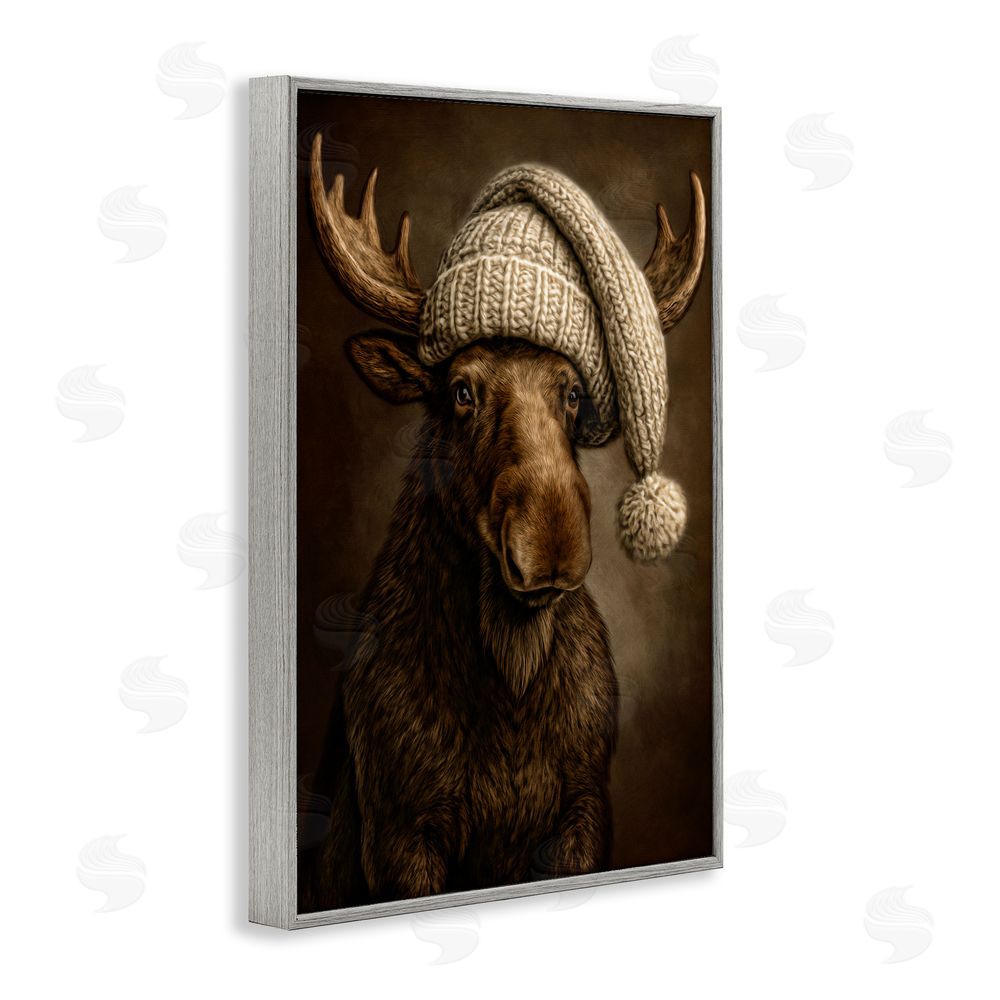 Kelley Parker Northwood Gentle Giant Gray Framed Giclee Wall Art