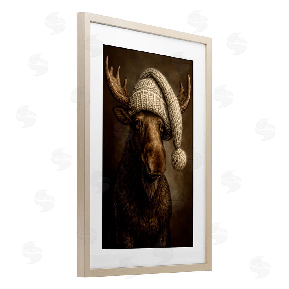 Kelley Parker Northwood Gentle Giant Brown Framed Print Under Glass Wall Art