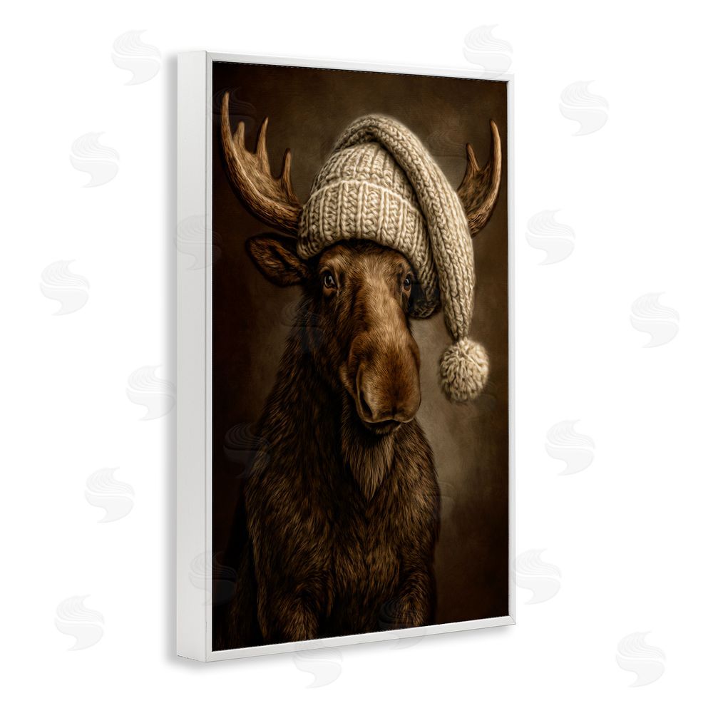 Kelley Parker Northwood Gentle Giant White Framed Giclee Wall Art
