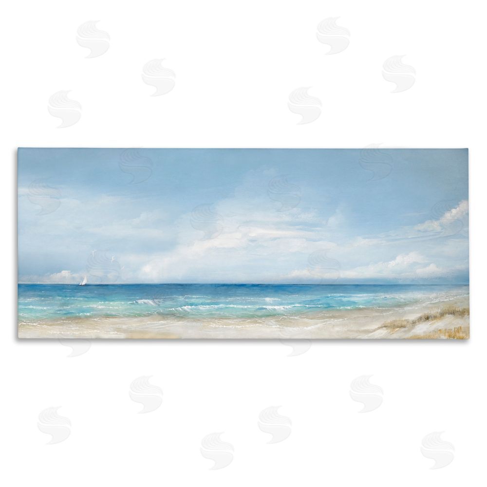Ruane Manning Open Panoramic Sea Stretched Canvas Wall Art