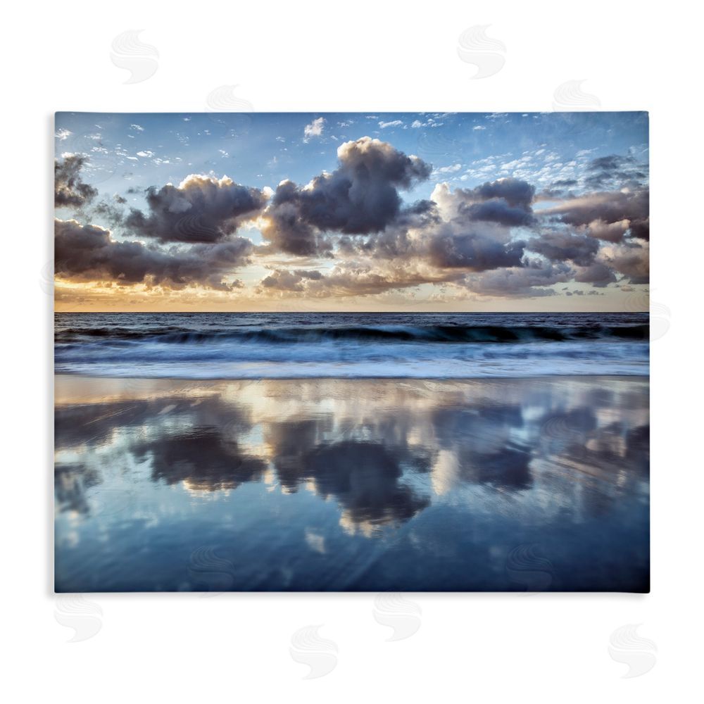 Superstock Partners LLC Reflective Clouds Seascape Stretched Canvas Wall Art