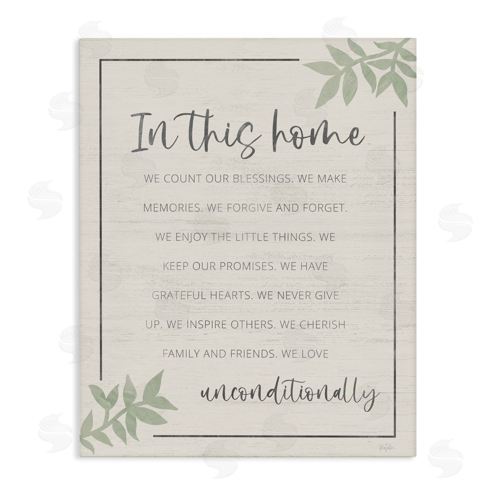 Natalie Carpentieri We Love Unconditionally Stretched Canvas Wall Art Print