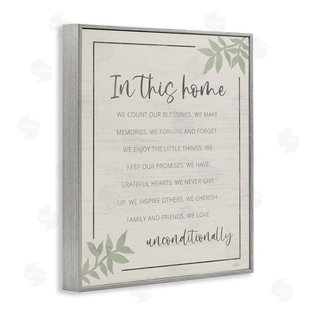Natalie Carpentieri We Love Unconditionally Gray Framed Giclee Wall Art Print