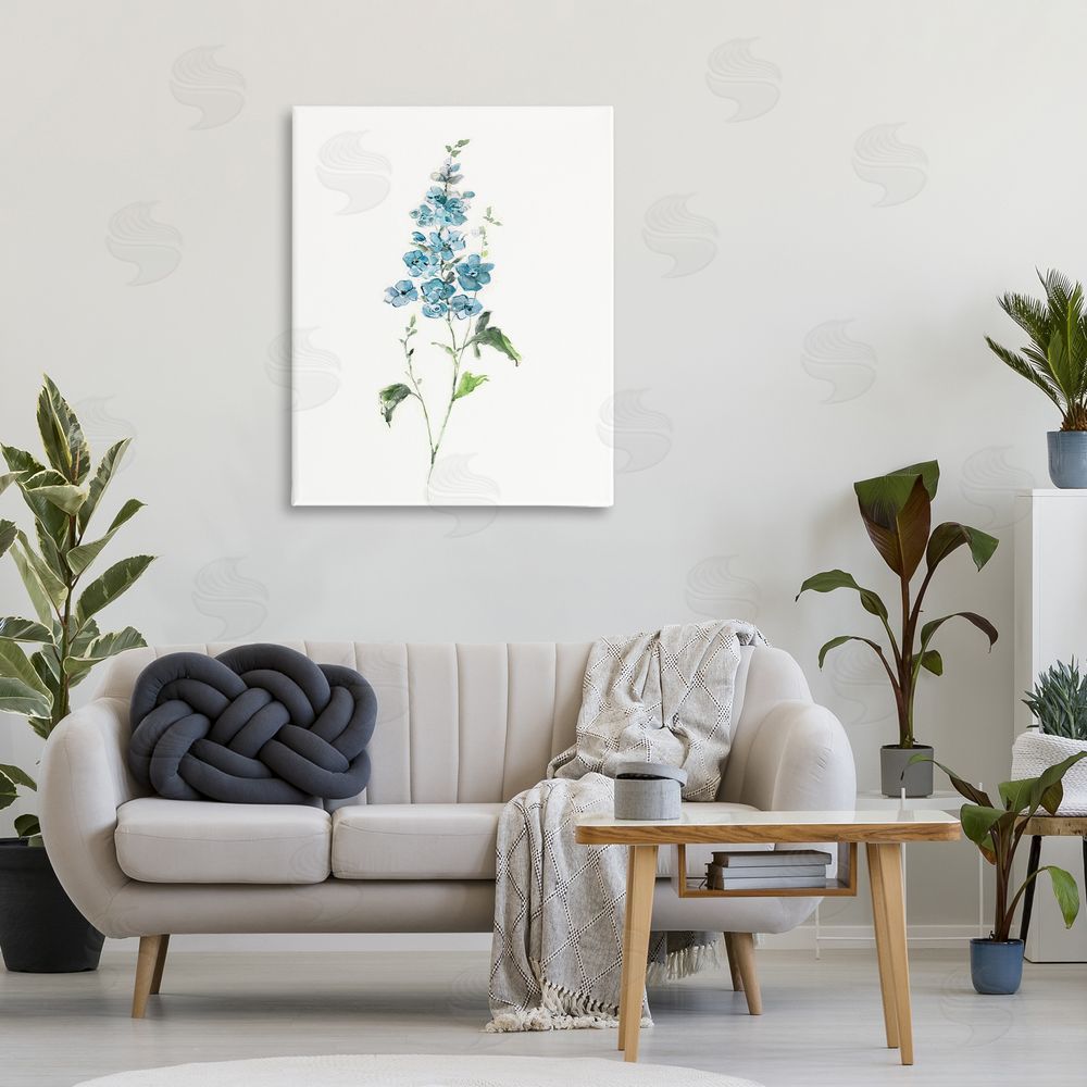 Sally Swatland Natural Spring Herbs Stretched Canvas Wall Art in Room